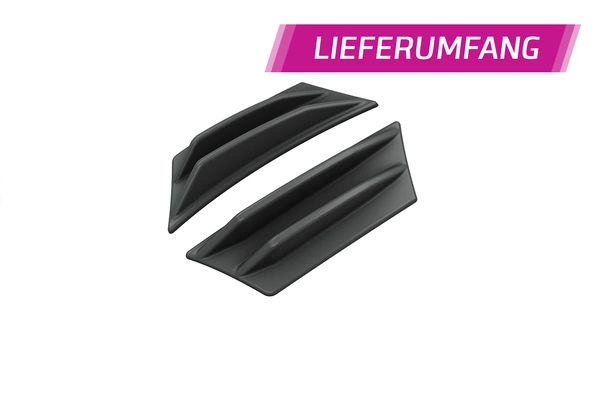 Performance Flaps Glanzend Zwart Alfa Romeo Giulia Quadrifoglio – CSR Automotive Racing Canards met ABE