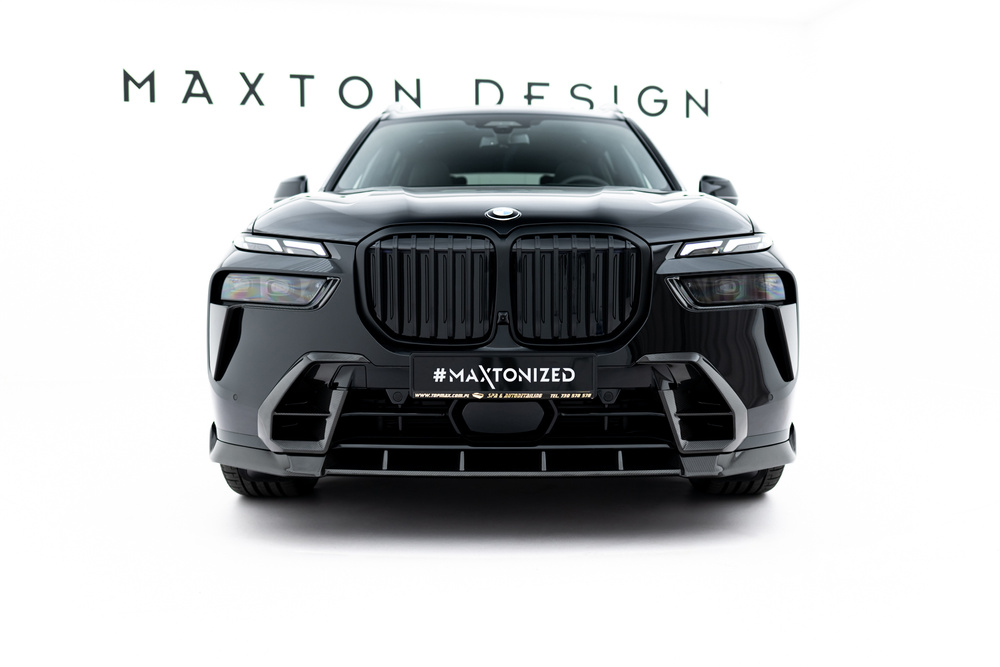 Carbon Voorbumper Side Vents BMW X7 M-Pack G07 Facelift Maxton
