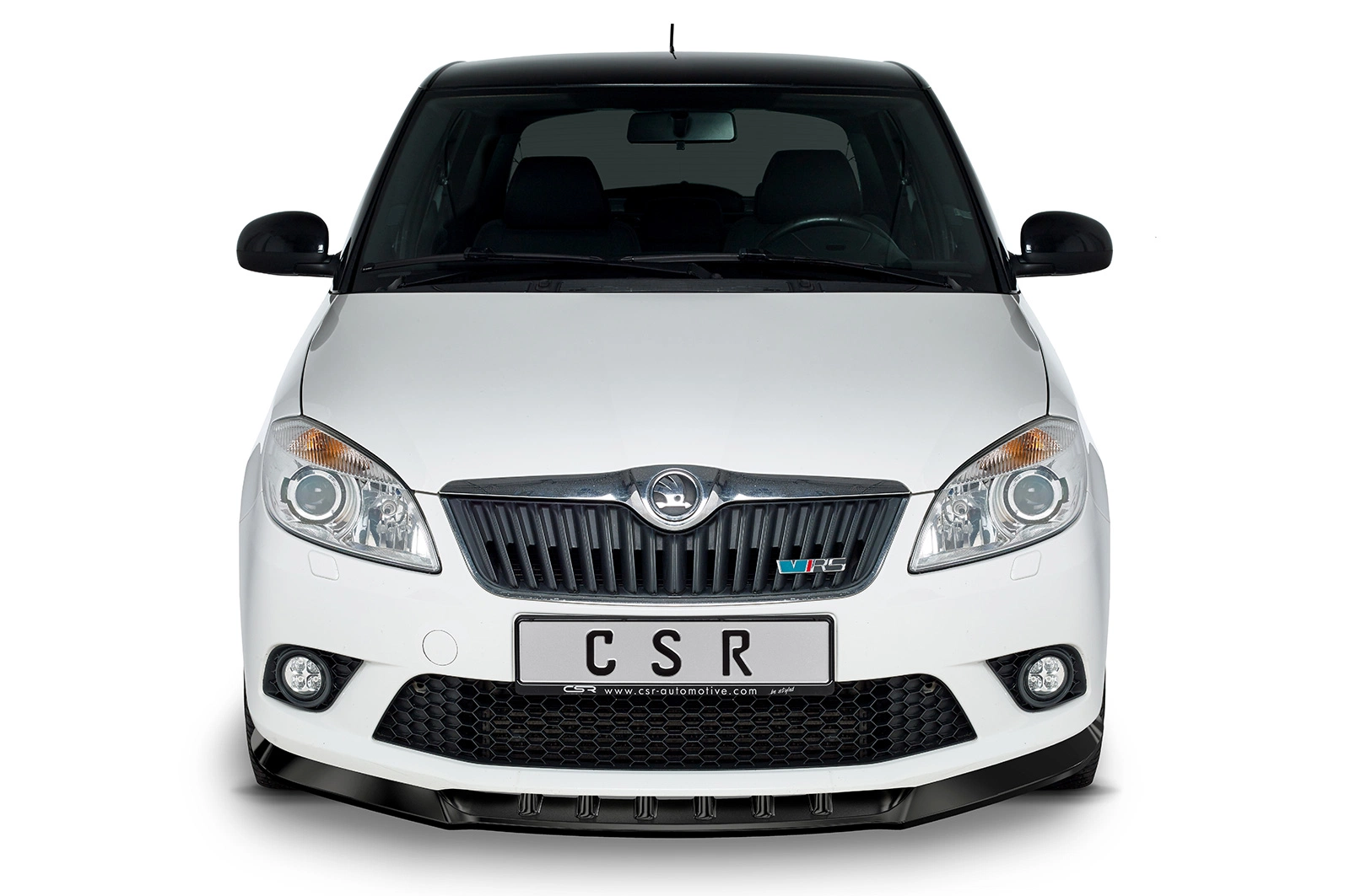 Voorspoiler Skoda Fabia 2 RS (Typ 5J) 2010–2014 – CSR Automotive – Glans Zwart