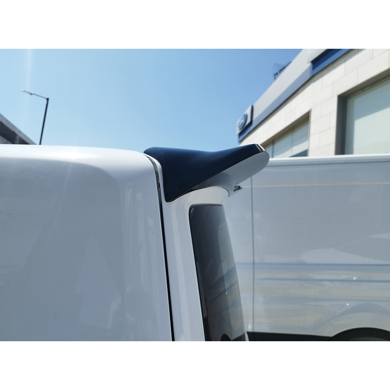 Motordrome Dakspoiler V.3  Ford Transit Custom (V710) 2023- & Volkswagen Transporter T7 2024- (met 2 achterdeuren) (PU)