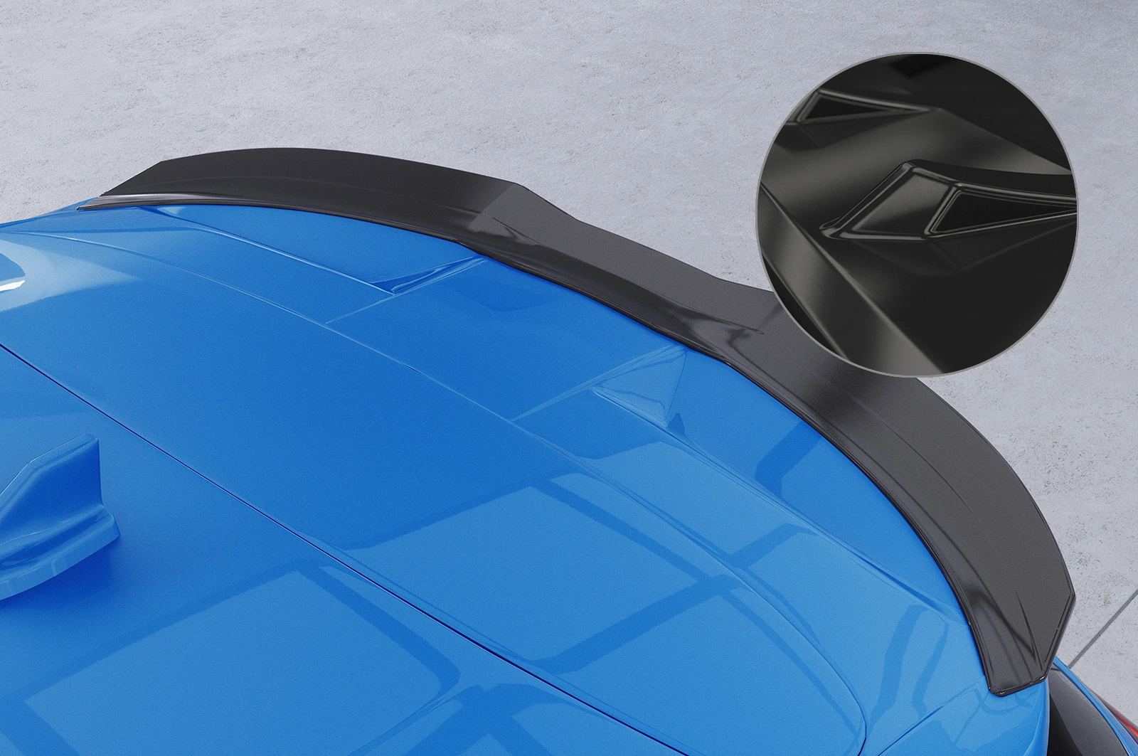 Achterspoiler Ford Focus MK4 Turnier glans zwart 2018–