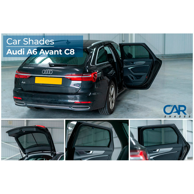 Set Car Shades  Audi A6 C8 Avant 2018- (6-delig)
