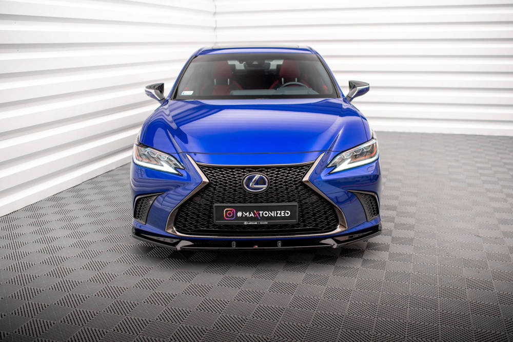 Voorspoiler V.2 Lexus ES F Sport 2019 - Maxton Glans Zwart