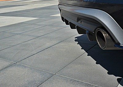 Achterdiffuser Volvo V60 Polestar Facelift Zwart Glans