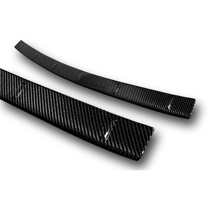 Echt 3D Carbon Achterbumperprotector  Mercedes GLE II (W167) 2019-2023 incl. 53 AMG 'Ribs'