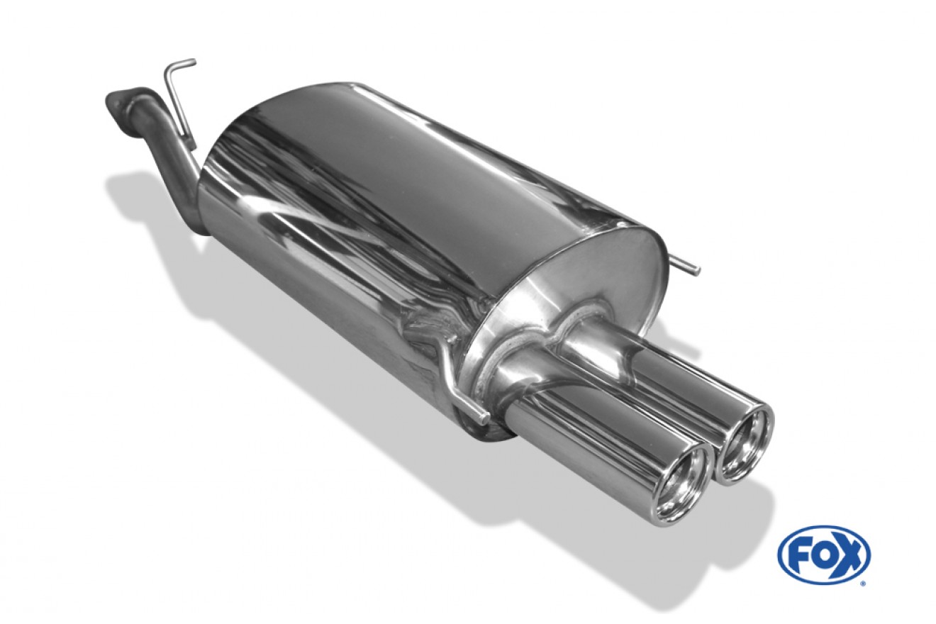 Honda Prelude IV BB9 Einddemper - 2x76 Typ 13 FOX