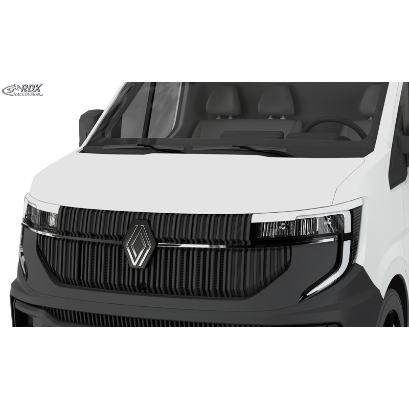 RDX Koplampspoilers  Renault Master IV 2024- / Nissan Interstar 2024- (ABS Glanzend Wit)