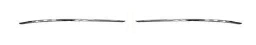 voorbumperlijst, Elegance/Avantgarde, chroom, links Mercedes C k