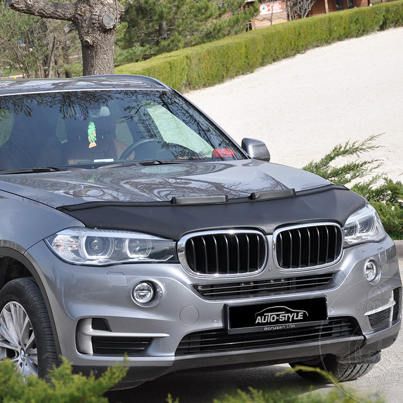 Motorkapsteenslaghoes  BMW X5 F15 2013- Zwart