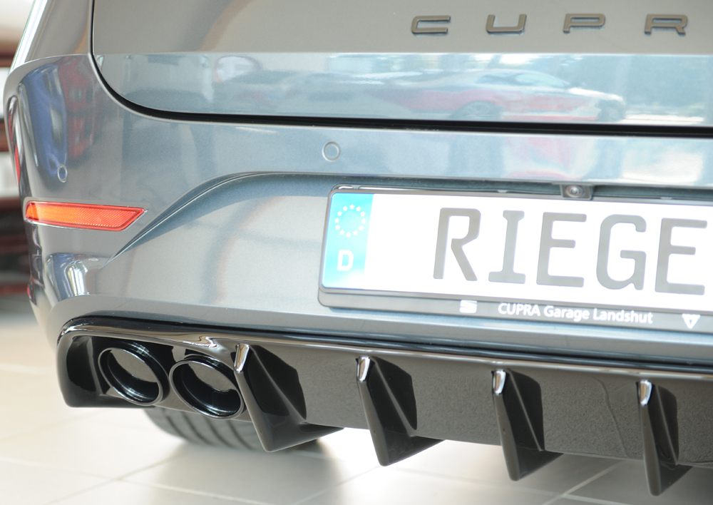 Diffuser Seat Leon KL ST/sportstourer 2020- Rieger glanzend zwart
