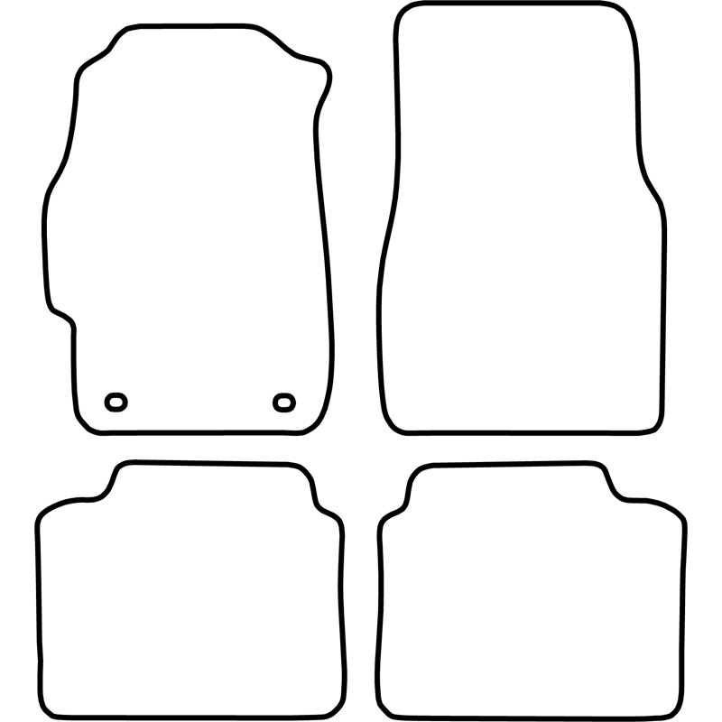 Automatten Honda Civic 3d 96-