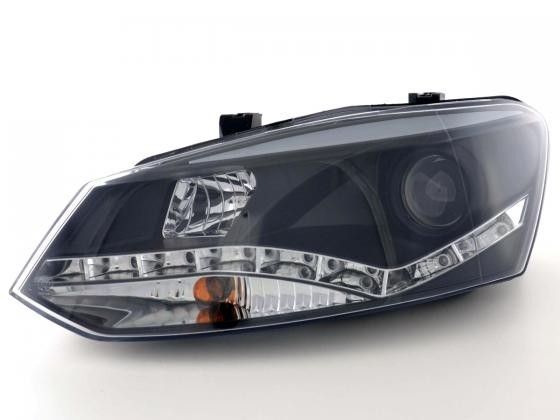 Faros VW Polo 6R 10-.. Dayline Los ojos del Diablo cromo