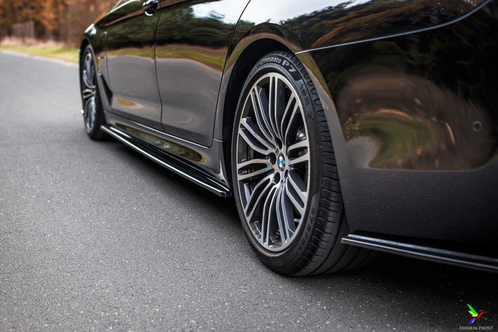 Zijskirts Diffusor BMW G30/G31 M-Pakket Glossy Black