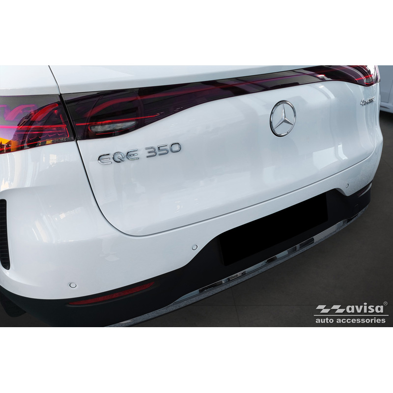 Echt 3D Carbon Achterbumperprotector  Mercedes EQE (X294) SUV 2022- 'Ribs'