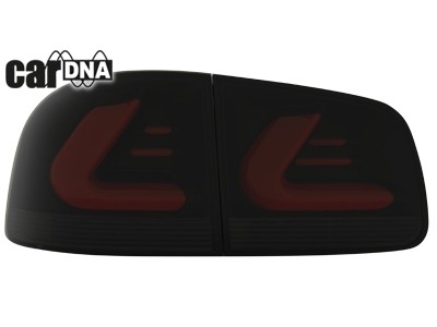 parte trasera VW Touareg 02-10 Car DNA LED negro/smoke