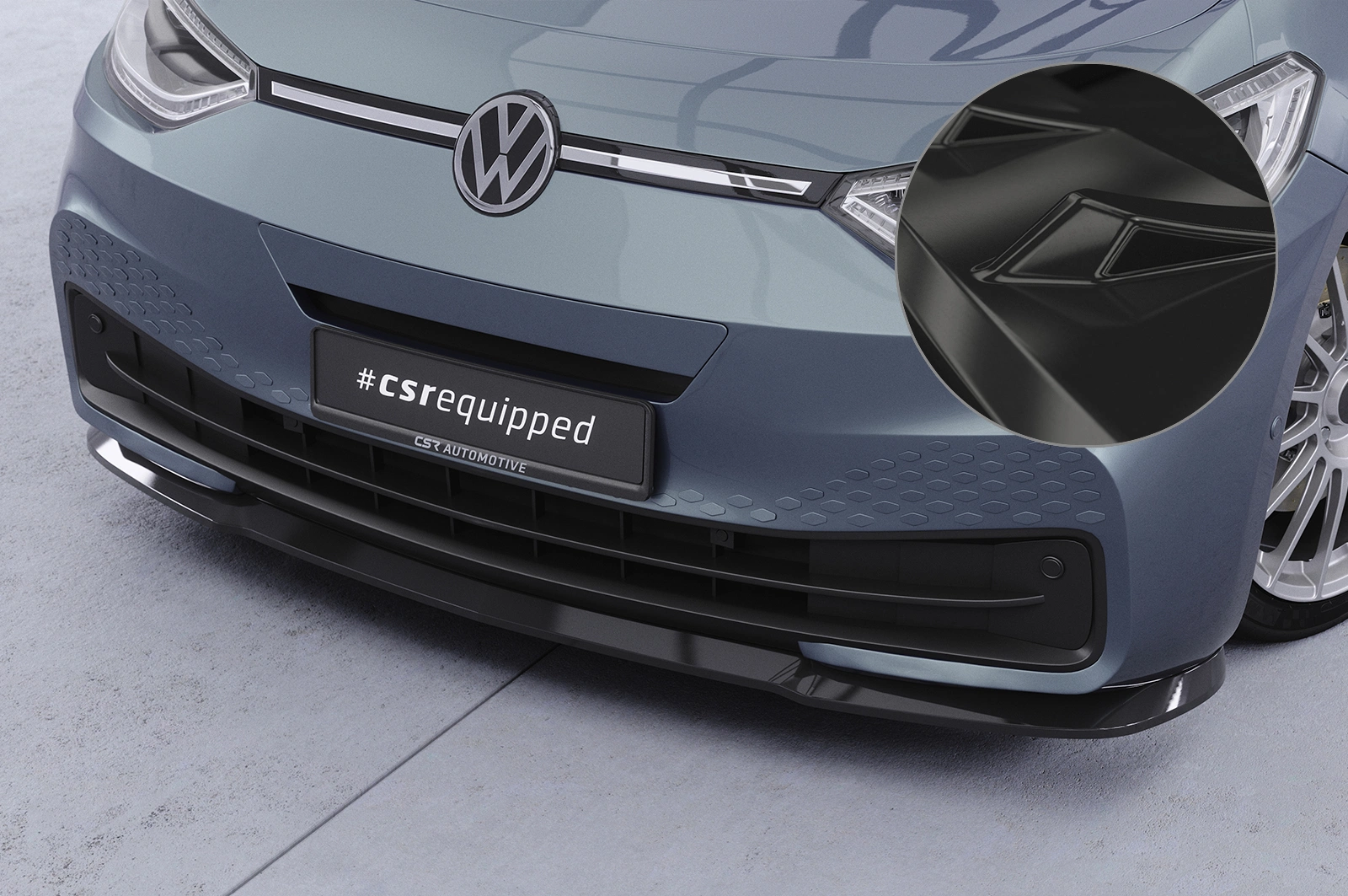 Voorspoiler VW ID.3 Glans Zwart – CSR Automotive