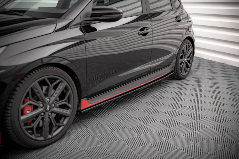 Zijskirts Hyundai I20 N Mk3 Glans Zwart