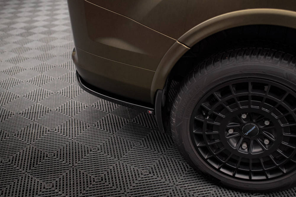 Zijdiffusers Ford Tourneo Custom Facelift 2018 - 2023  Maxton Glans Zwart