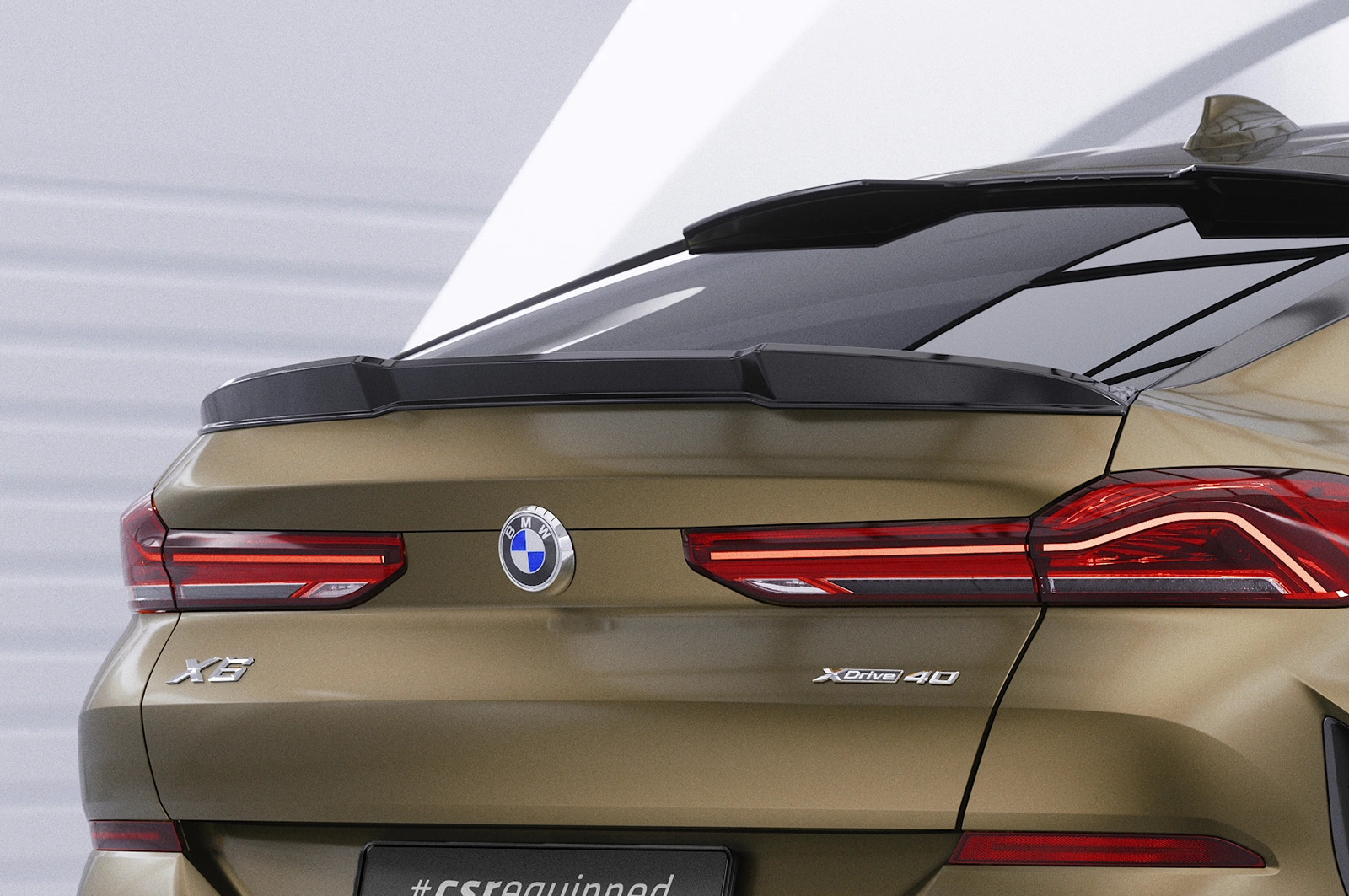 Achterspoiler BMW X6 (G06) glans zwart 2019–