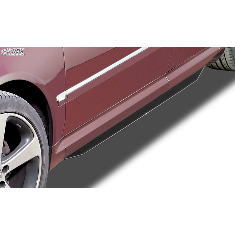 Sideskirts 'Slim'  Audi A8 D3 2003-2009 (ABS zwart glanzend)