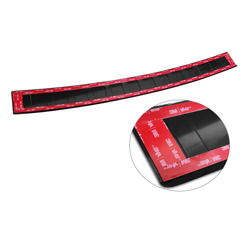 Zwart RVS Achterbumperprotector  Skoda Octavia IV Liftback 2020-2024 & FL 2024- 'Ribs'