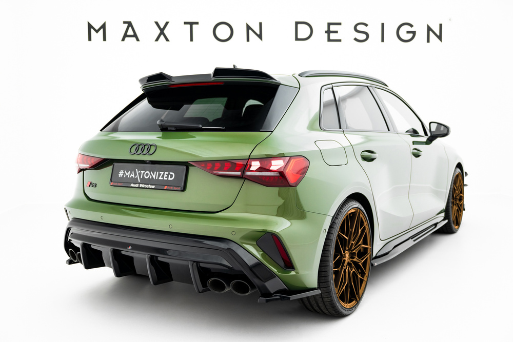 Achterzij Spoilers V.3 Audi S3 Sportback 8Y Facelift Maxton