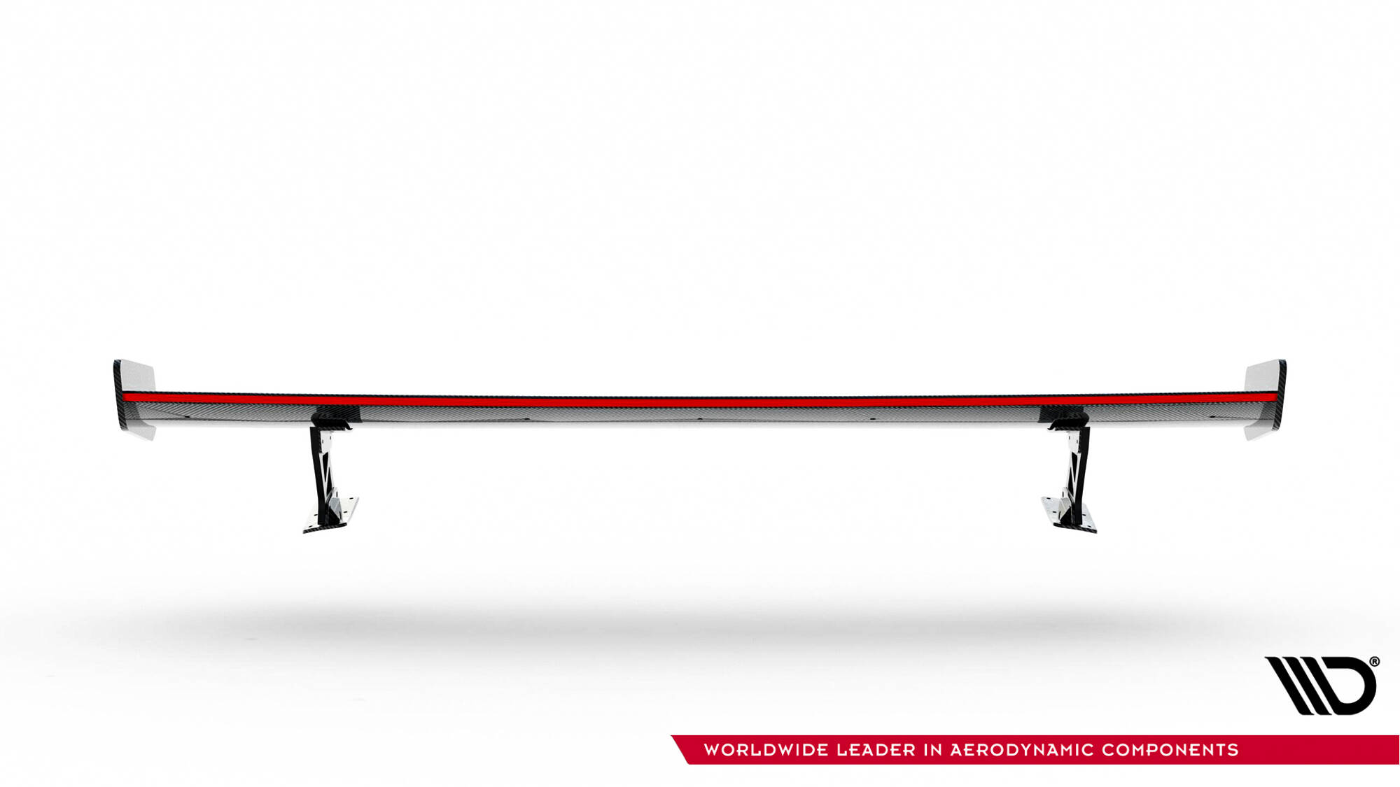 Carbon Spoiler + LED Audi A3 / A3 S-Line / S3 / RS3 Sedan 8Y / 8Y Facelift Maxton Glanzend zwart