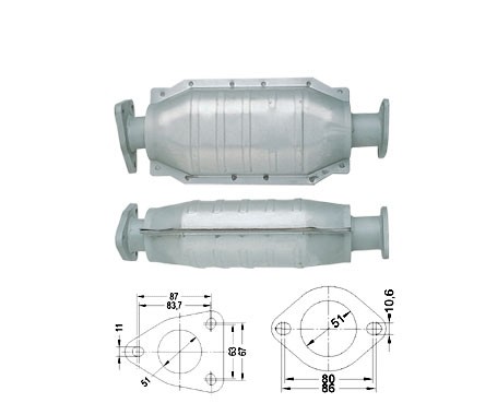 Rover 214 1.4i 16V 1396 cc 74 Kw / 101 cv G-14K4F Magnaflow CAT