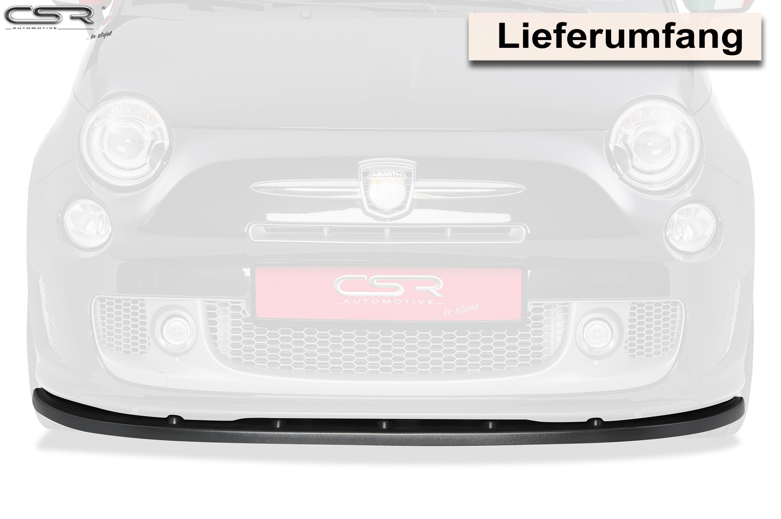 Cupspoilerlip Glossy Fiat 500 Abarth CSL120-G