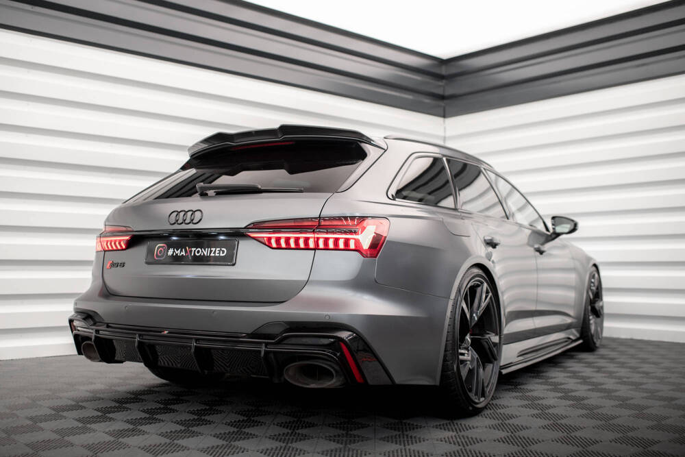 Set Carbon Fiber Splitters Audi RS6 C8