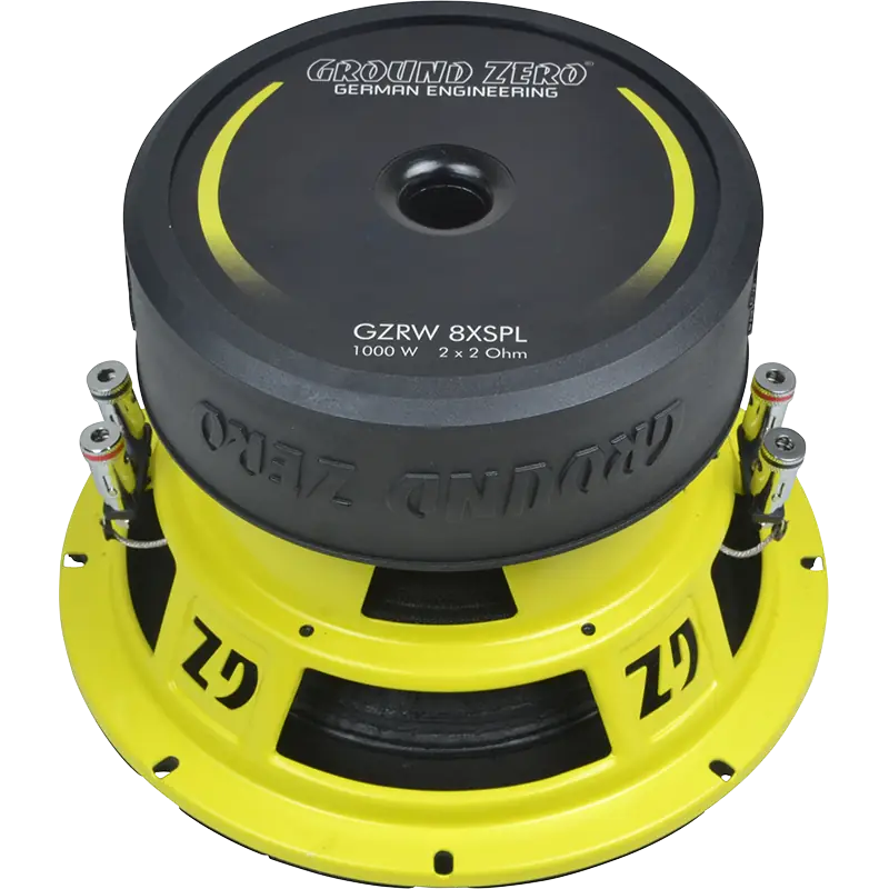 Ground Zero GZRW 8XSPL 8″ Subwoofer, 1000 W 1Ohm