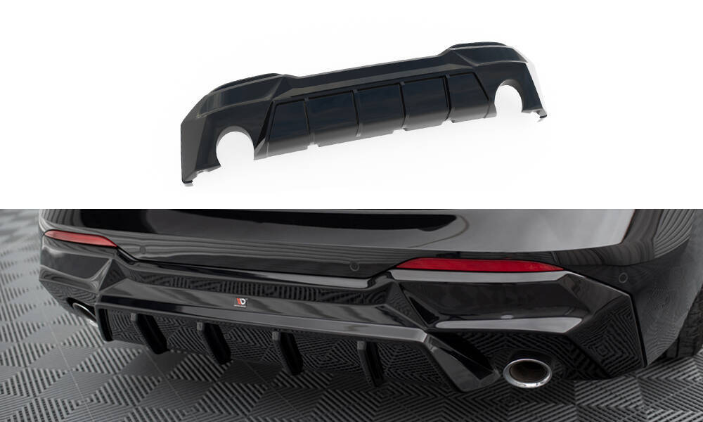 Diffuser BMW 2 Serie Coupe G42 Maxton Glans Zwart