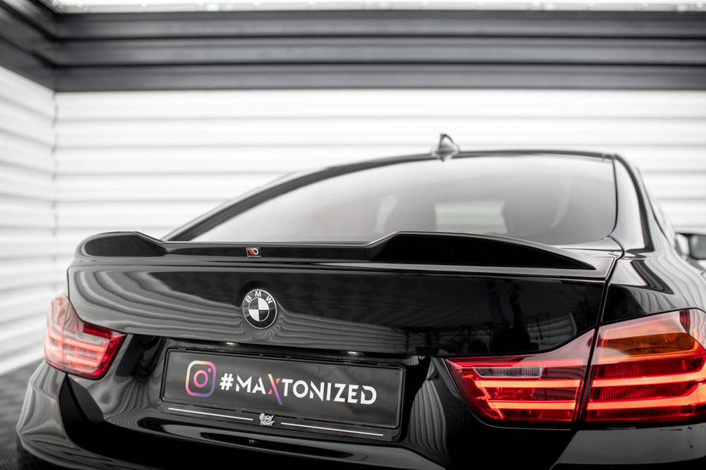 Spoiler BMW 4 Gran Coupe F36 2014 - 2017 Maxton Glans Zwart