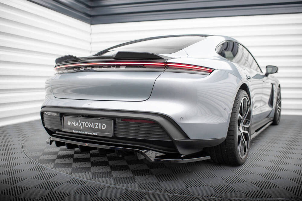 Spoiler Cap Porsche Taycan 1 / 4 / 4S / GTS Glans Zwart