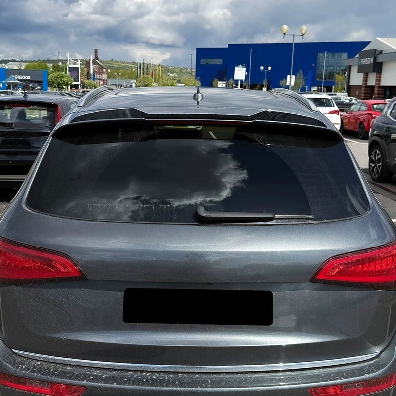 Dakspoiler (Spoiler Cap)  Audi Q5 (8R) S-Line/SQ5 2008-2016 (ABS Glanzend zwart)