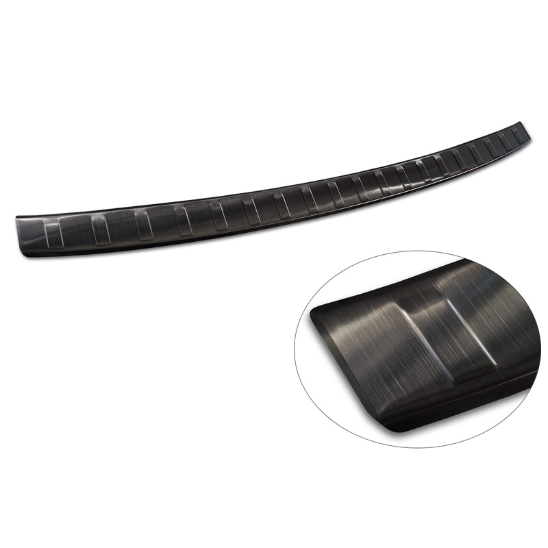 Zwart RVS Achterbumperprotector  Renault Megane E-Tech 2022- 'Ribs'