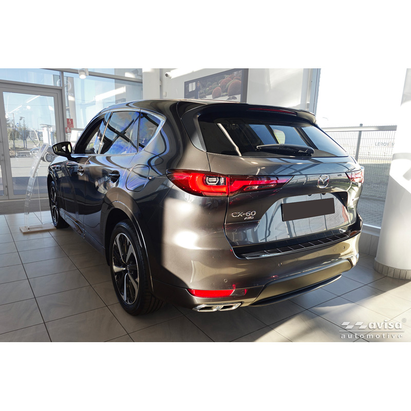 Avisa Zwart RVS Achterbumperprotector  Mazda CX-60 (KH_) 2022- 'Shadow Premium'