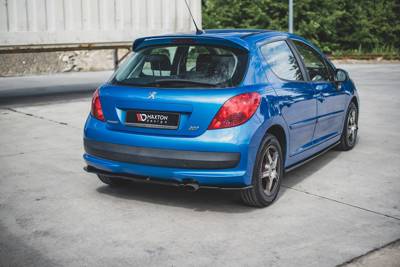 Diffuser Peugeot 207 Sport 06-09 Glans Zwart