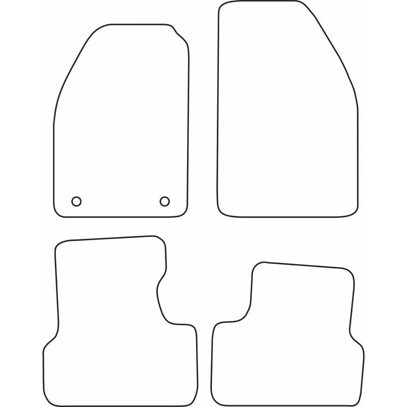 Automatten Velours  Saab 9000 1985-1998
