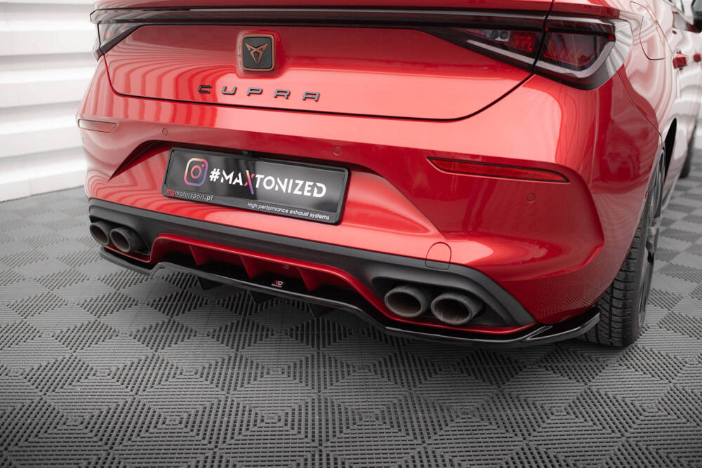Diffuser Cupra Leon KL Maxton Glans Zwart