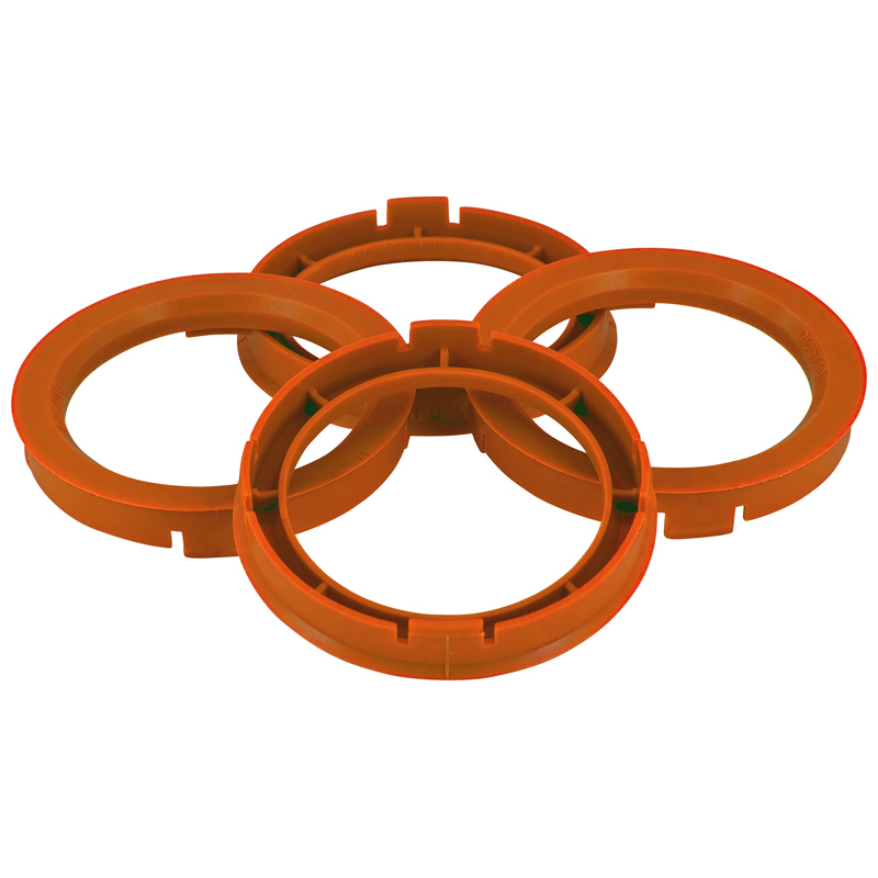 Set TPI Centreerringen - 70.4->67.1mm - Oranje
