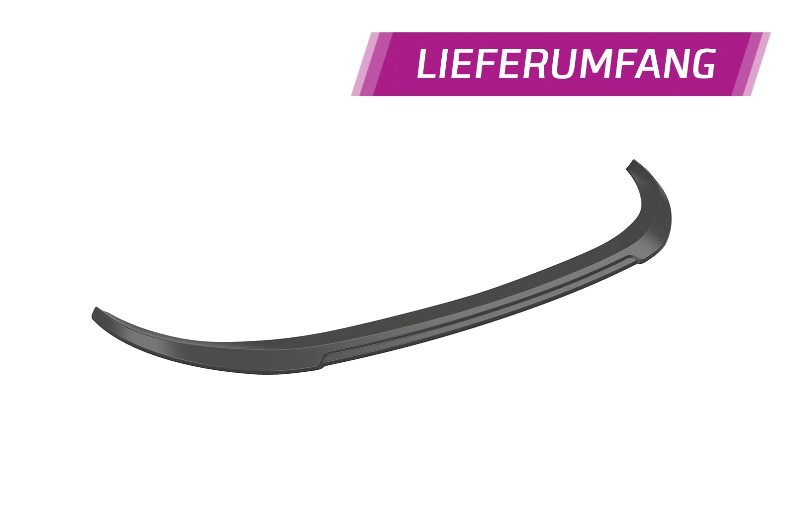 Voorspoiler Opel Grandland X glans zwart 2017–06/2021