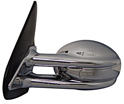 MEGA-style spiegels chroom