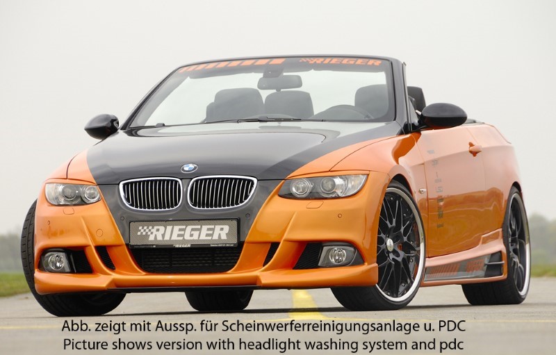 Voorbumper BMW E92 Coupe 09.06- zonder pdc Rieger