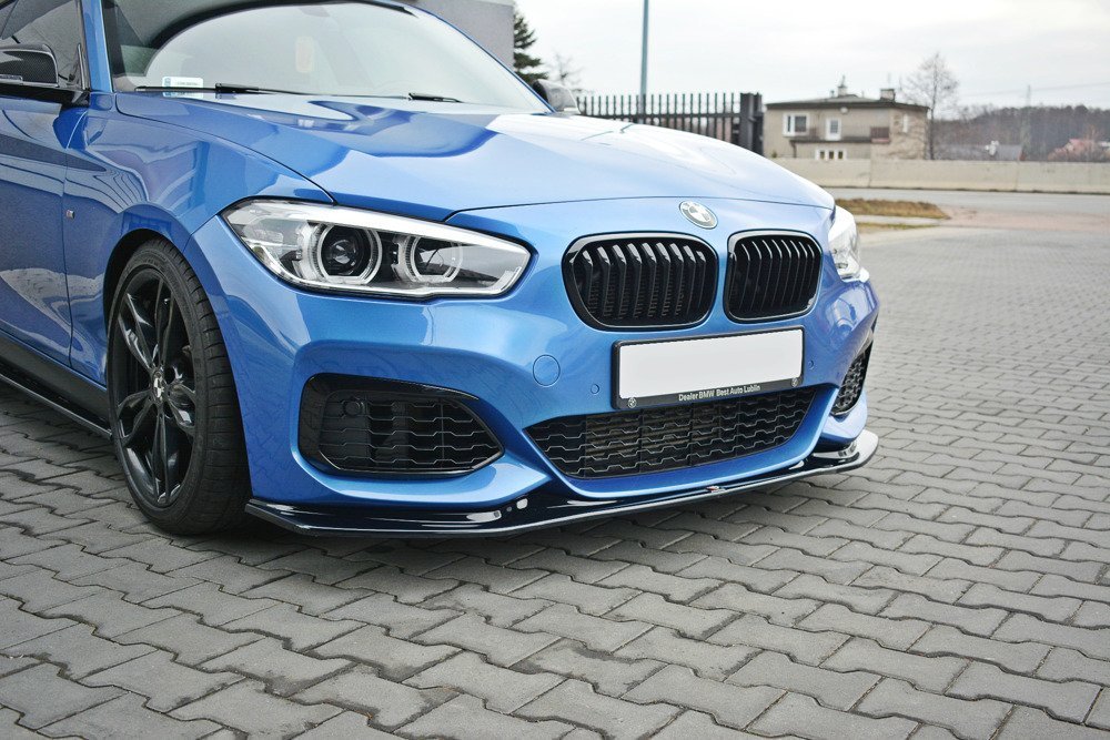 Voorspoiler BMW 1-Serie F20/F21 Facelift M-Power V3 Gloss Black