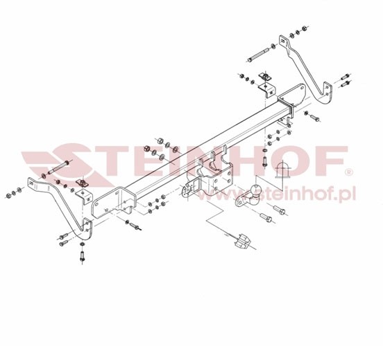 Trekhaak Citroen Jumper Van, Minibus (incl. L4/XL) 03/2014-....
