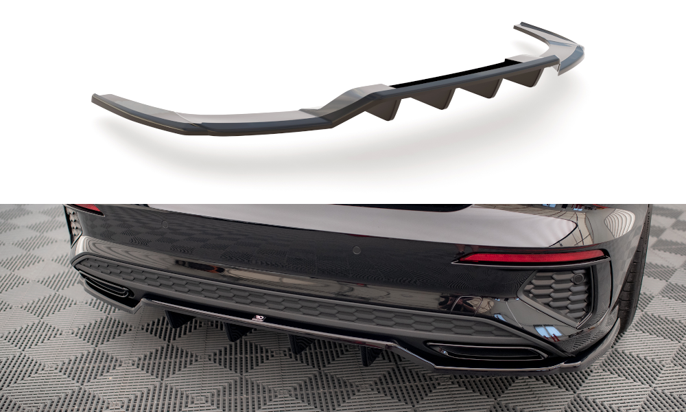 Diffuser Audi A3 S-Line 8Y Limousine Maxton Glans Zwart