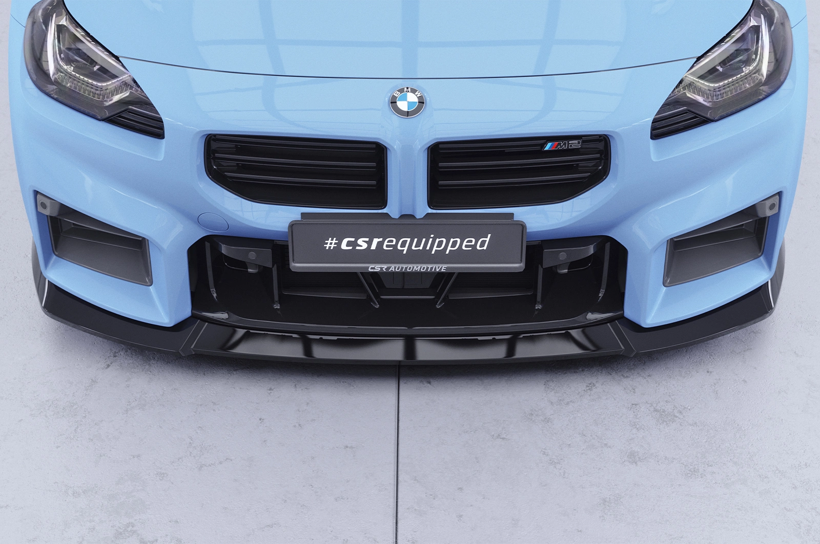 Voorspoiler BMW M2 G87 glans zwart