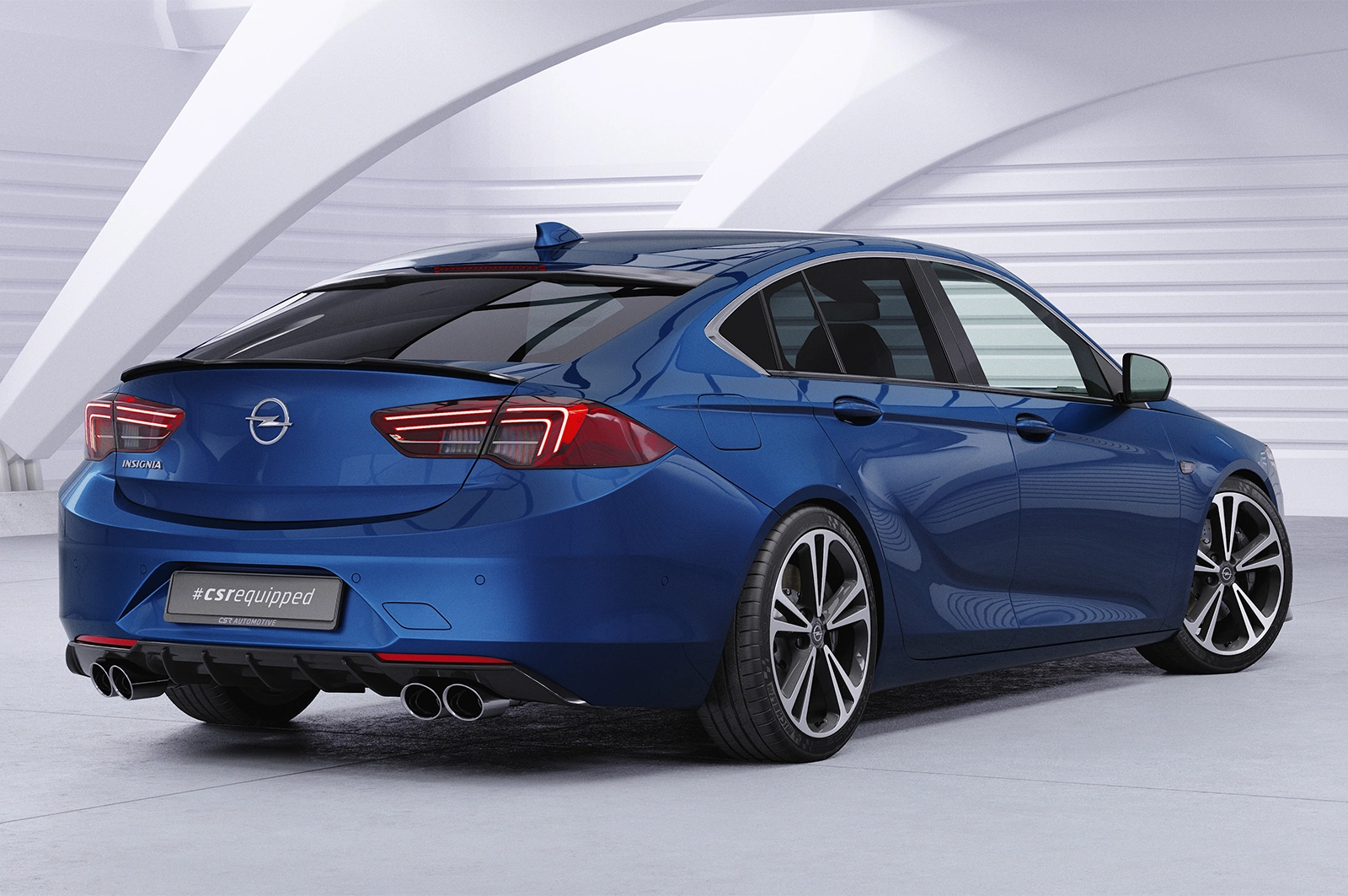 Achterspoiler Opel Insignia B Grand Sport Glans Zwart van CSR Automotive (2017-)