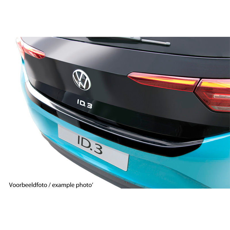 ABS Achterbumper beschermlijst  BMW i4 (G26) 'M' / M-Sport 2021- Glanzend zwart